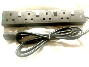 individually switched surge protected extension lead 5m