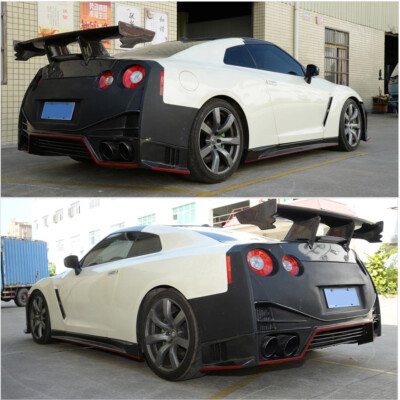 Fit for Nissan R35 GT-R GTR 2009-2020 Matte Black Rear Trunk