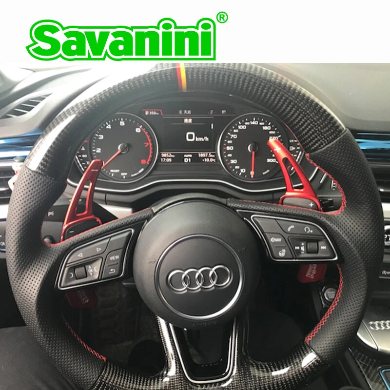 Savanini Aluminum Steering Wheel Shift Paddle Shifter For New Audi