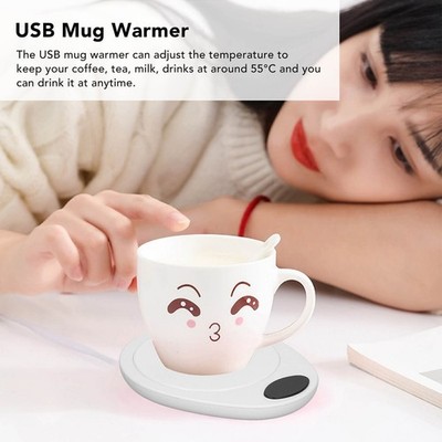 USB Mug Warmer Constant Temp Waterproof Adjustable Electric Beverage Heating