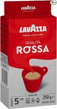 Lavazza Qualità Rossa Ground Coffee Espresso 250g x 12 Packs Bulk Dark Roast 12.02 per kilo