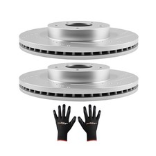 11.65 inch Front Drilled & Slotted Brake Roto...