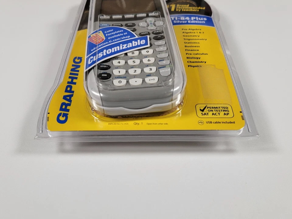 NEW Texas Instruments TI-84 Plus Silver Edition Graphing Calculator SEALED - Image 2 of 4