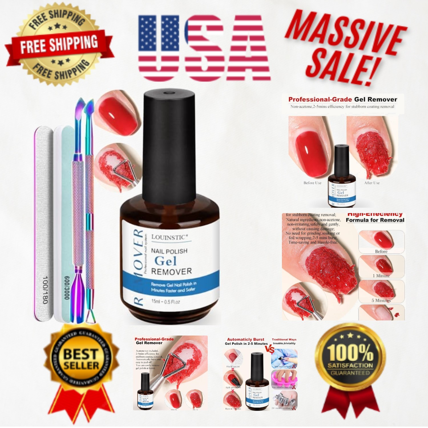 ネイルズインク　15本セット　リムーバーセット ネイルポリッシュ リムーバー | NAILS INC（ネイルズ インク）公式