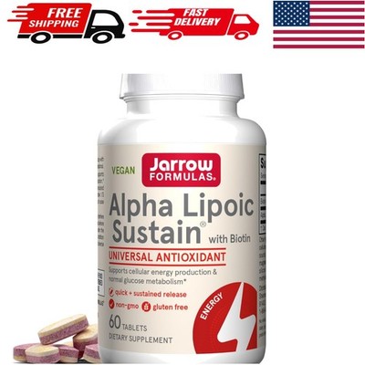 Alpha Lipoic Acid 300mg Supplement - 60 Tablets for Energy & Metabolism