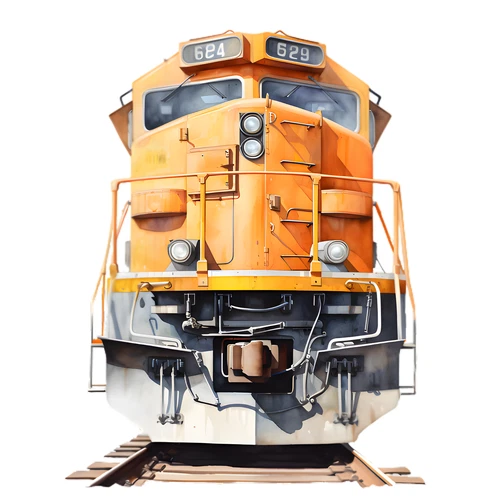 BNSF Train Self Adhesive Vinyl Waterproof Sticker