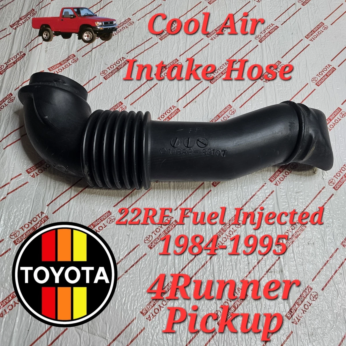 1989-95 Pickup and 1990-95 4Runner Front Bumper - Marlin Crawler Off-Road  カーアクセサリー カー エアフィルター吸気ホース Compatible With 4Runner 3.4L 1996 1997 1998 1999 2000