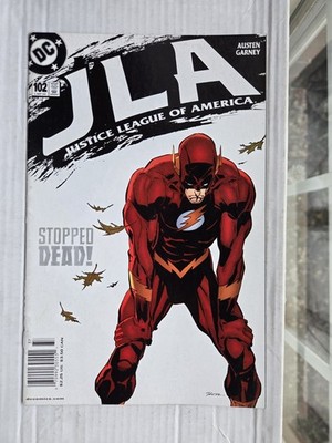 JLA #102 Newsstand 1:20 Rare 3,163 Copies Flash Cover Superman App DC Comic 2004