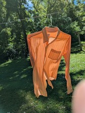 Vtg Arrow Striped Dress Shirt Sz Medium Decton Oxford Tapered Fit 60s 15.2/35