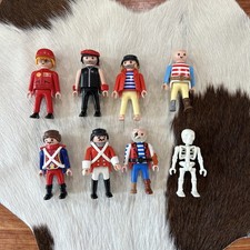 Vintage Playmobil Figure Lot Pirates Skeleton Guard Soldier