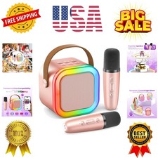 Mini Karaoke Machine for Kids Adults, 2026 TOP Birthday Gifts for Girls 3,4,5...