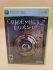 Condemned 2: Bloodshot (Microsoft Xbox 360) CIB Complete Horror Game