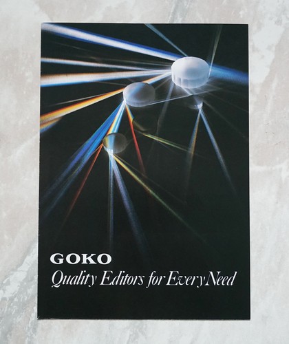 Goko Completo Super 8 Film Sound Editor Catalogo Vendita Brochure Giappone 8mm Film - Foto 3 di 4