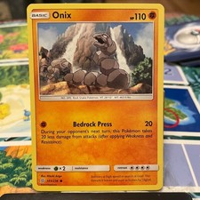 Onix 103/236 Common Unified Minds Pokemon Near Mint