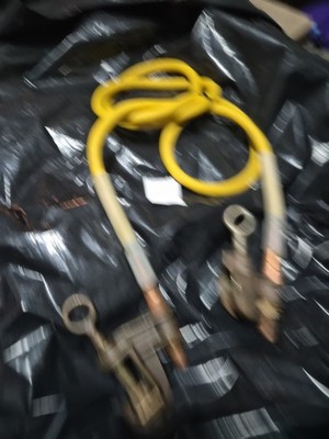 Chance National Gride Grounding Clamp Cable Used -#4