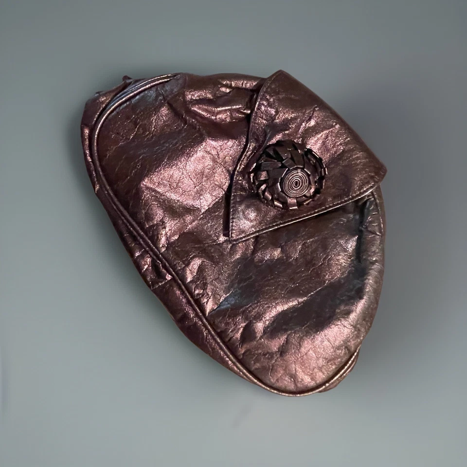 Сумочка Paul Joseph натуральная кожа бронза с передним акцентом маленькая - Изображение 3 из 4