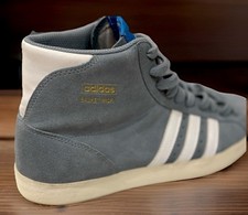 Adidas Basket Profi Grigio, Bianco Uomo 10.5