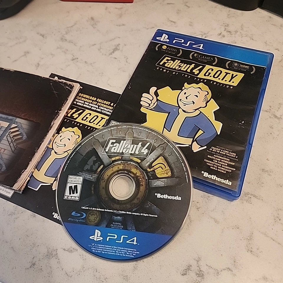 Fallout 4 PS4 Game of the Year Edition Sony PlayStation 4 Case, Disc, & Poster - Image 2 of 4