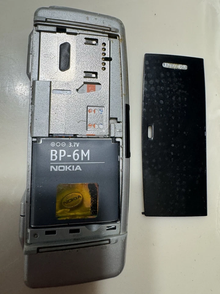 RARE🔥 Nokia 9300i Blk Grey Communicator Vintage Smartphone QWERTY & Cradle Wire - Image 3 of 4