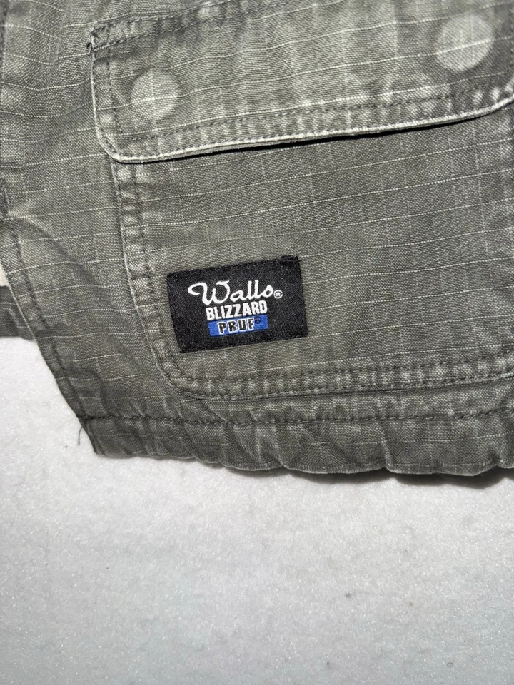 Walls Blizzard Pruf Sherpa Lined Jacket Youth XS Workwear Green - Image 2 of 4