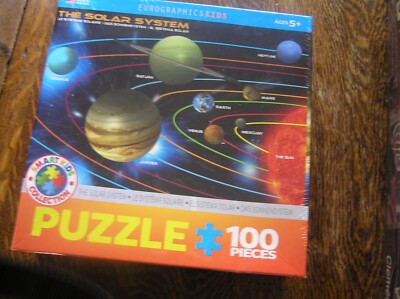 Eurographics Smart Kids Collection 100~Pc Puzzle THE SOLAR SYSTEM Ages ...