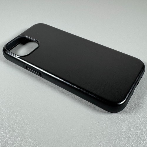 Case for iPhone 13 - Luxury Black | Faux Leather | Magnetic | Silky Smooth - Picture 12 of 16