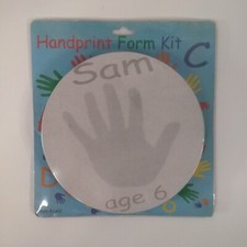 NEW Personalized Handprint Kit Child Kid Baby 16oz Non Toxic Plaster Of Paris