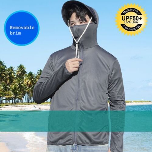 Summer Cool Fishing Jersey Long Sleeve Breathable Ice Silk Shirt Running Shirt - Picture 13 of 13