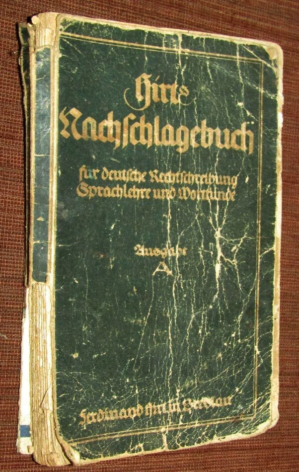 Wie DUDEN: Hirt's NACHSCHLAGEBUCH für deutsche