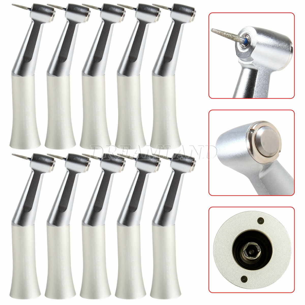NSK Style Dental Contra Angle Winkelstück Low Speed Handstück For FG