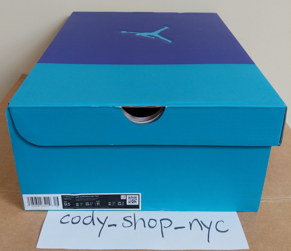 箱みつかりました。Nike Air Jordan 6 CT8527-001 AIR JORDAN 6 RETRO - スニーカーショップSKIT