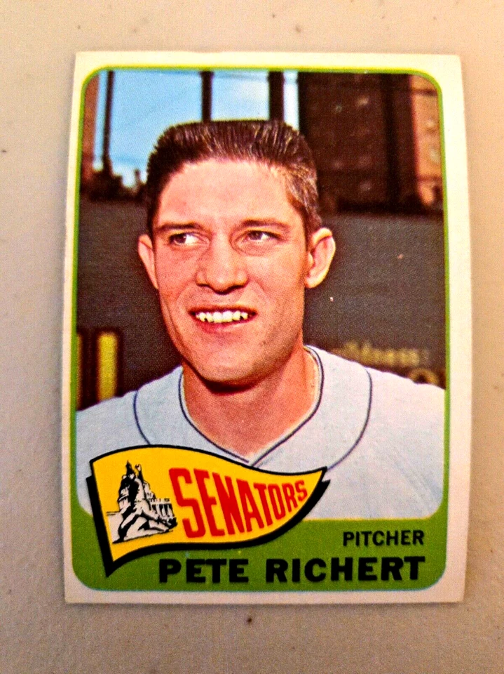 Lote de 9 tarjetas de béisbol vintage Topps Washington Senators 1965. BOB CHANCE Foto 2 de 4