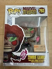 Funko Pop! Zombie Gambit from Marvel Zombies #793 Box Lunch Exclusive Glows