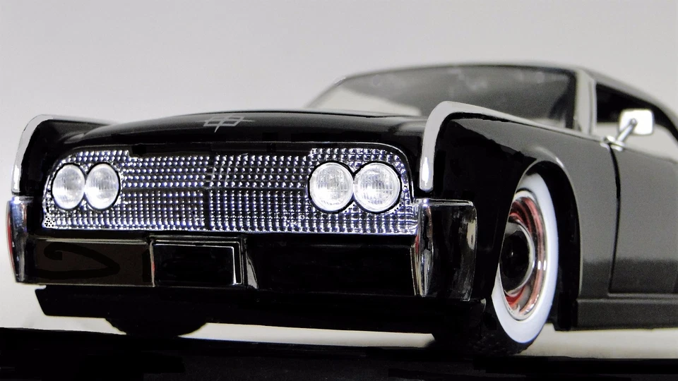 Coche de carreras Hot Rod de colección clásico personalizado 1 18 picado metal Concept24 Foto 4 de 4