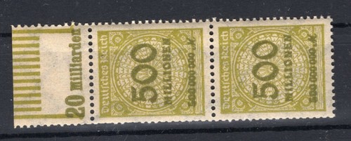 DR-INFLA 324A P/W GOOD TYPE OF UPPER MARGIN** MNH MINT 18EUR (y73796