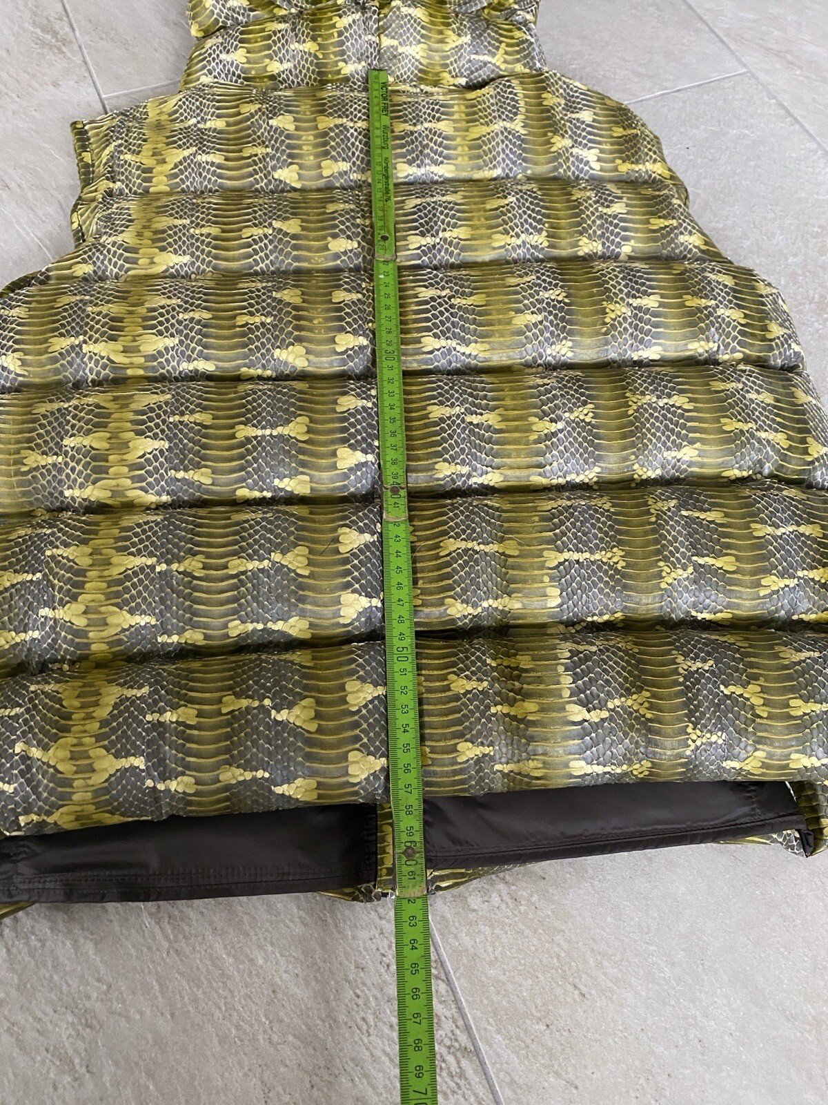 Rick Owens FW23 SEALED VEST PYTHON SNAKESKIN size… - image 2