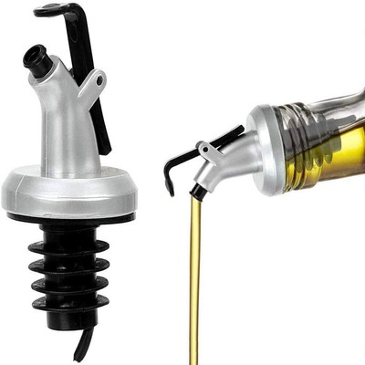 Oil Wine Bottle Stopper Lock Plug Seal Leak-proof Food Grade Rubber Nozzle Tool