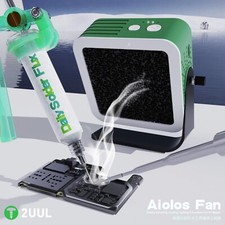 Portable Smoke Extractor Cooling Fan Bright Work LED Light 2UUL DA98 Aiolos UK