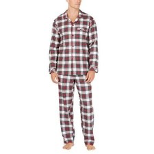 Family Pj's Men's Stewart Plaid Matching Holiday Family Sleepwear Size 2XL