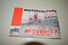 BROCHURE catalogue MC CORMICK INTERNATIONAL 1955 tracteurs moissonneuse charrues