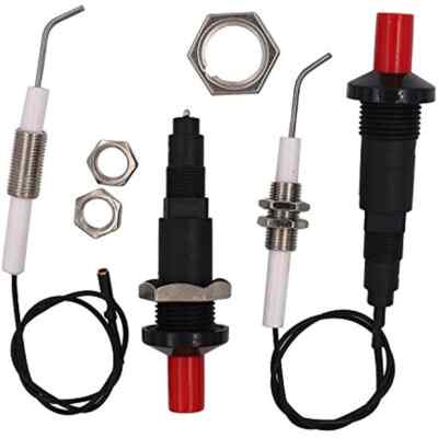 Piezo Zündfunken Set Piezozünder Push Button Zünder Kabel für Gasofen BBQ Grill