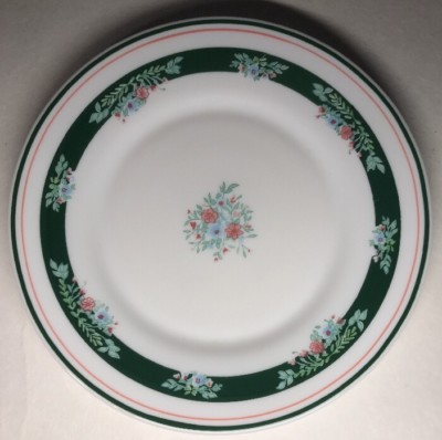 Lot De 6 Petites Assiettes Plates Arcopal – Vintage – D 20 Cm – Décor Floral – France