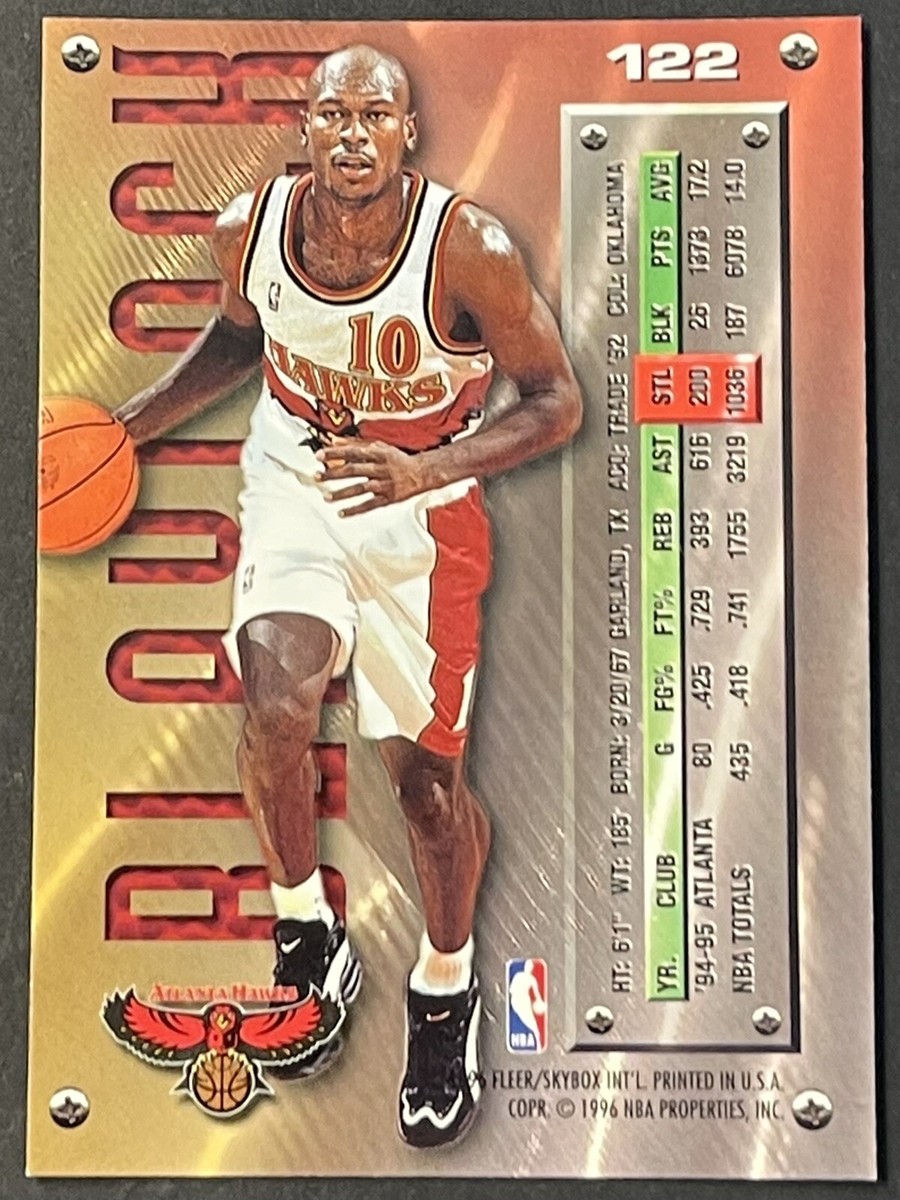 1995-96 Metal Atlanta Hawks Basketball Card #122 Mookie Blaylock