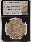 1899-O $1 Morgan, NGC BU, Orignal Bag Fragment!