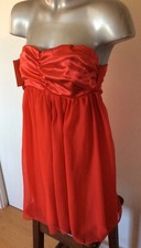 R J Storey red chiffon short evening party dress size 6 NEW + TAGS  was  $49.95