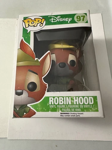 Funko Pop Disney #97 ROBIN HOOD Series 6 Vinyl Figure NIB - 2014!