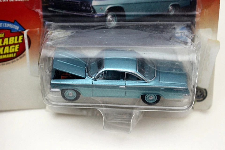Chevy Bel-Air 1962 Johnny Lightning Muscle Cars EE. UU. 2004 1:64 diecast azul Foto 2 de 4