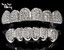 2024 New Wholesale Mens Hip Hop Gold Teeth Silver 925 Grillz Top & Bottom Iced O - Foto 3
