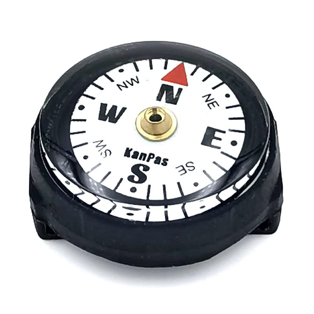 Mini Luminous Button Compass For Watch Band Lanyard