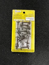 Reboxx WS10980 33" Wheelsets HO Scale (12 wheelsets) (axle length 24.90mm)